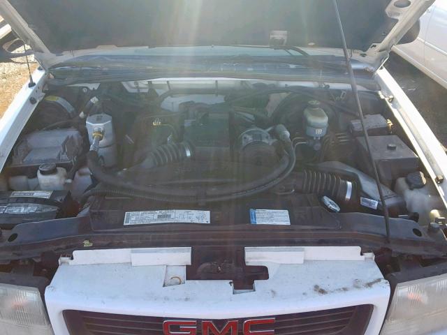 1GTCS1950Y8263520 - 2000 GMC SONOMA WHITE photo 7