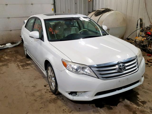 4T1BK3DBXBU389561 - 2011 TOYOTA AVALON BAS WHITE photo 1