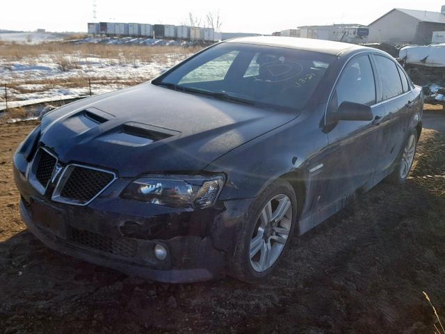 6G2ER57758L133236 - 2008 PONTIAC G8 BLACK photo 2