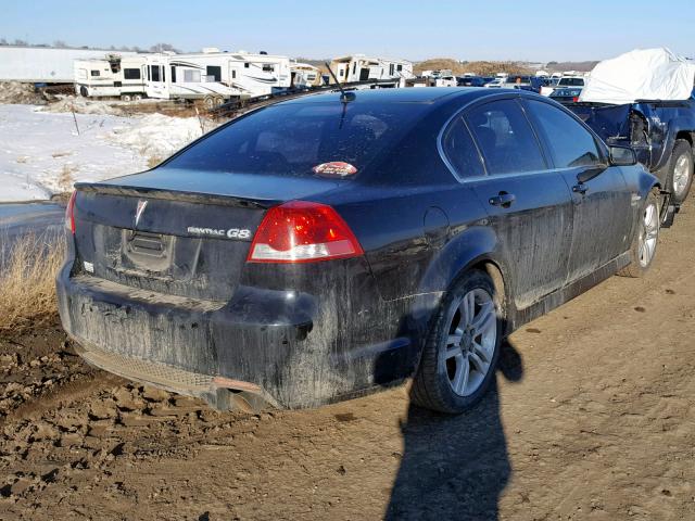 6G2ER57758L133236 - 2008 PONTIAC G8 BLACK photo 4