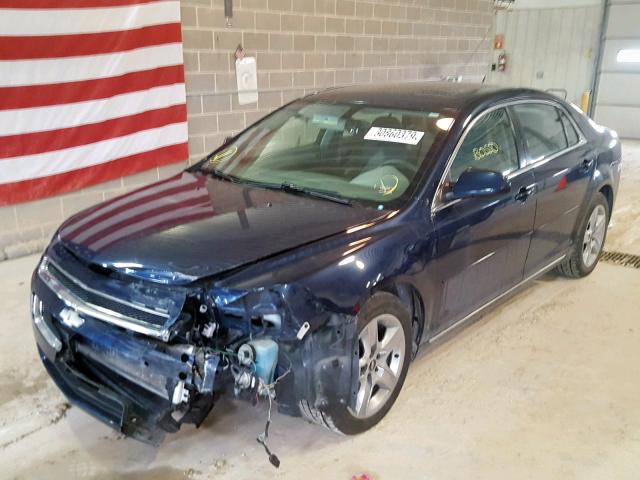 1G1ZC5EB5A4157001 - 2010 CHEVROLET MALIBU 1LT 蓝色 照片 2