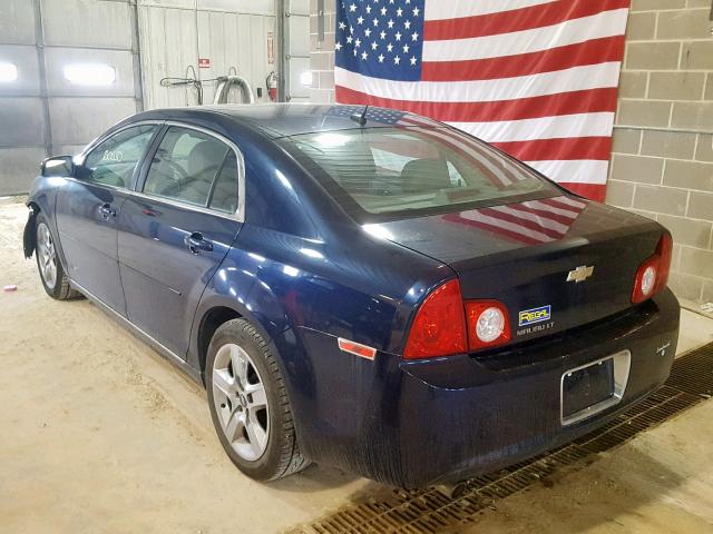 1G1ZC5EB5A4157001 - 2010 CHEVROLET MALIBU 1LT 蓝色 照片 3