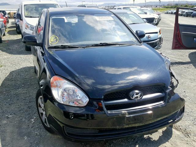 KMHCM3AC9AU162355 - 2010 HYUNDAI ACCENT BLU BLACK photo 1