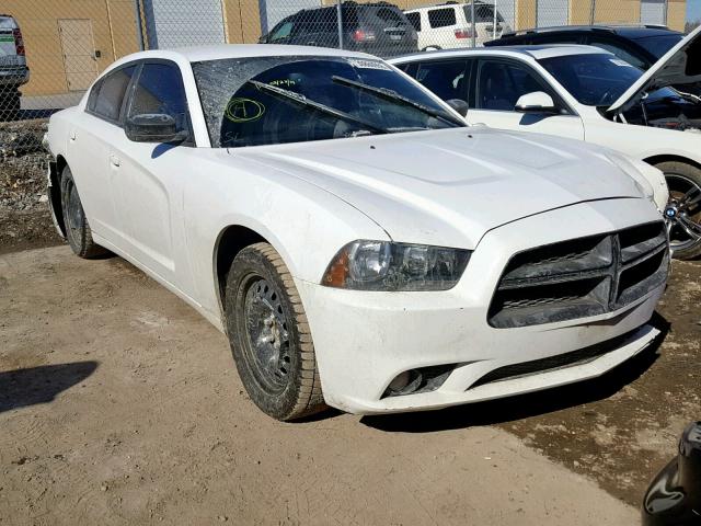 2C3CDXHGXEH173639 - 2014 DODGE CHARGER SX WHITE photo 1