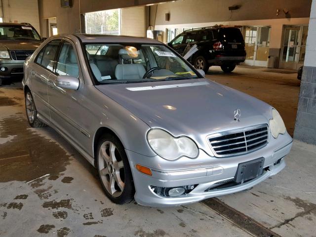 WDBRF52H27F850062 - 2007 MERCEDES-BENZ C 230 SILVER photo 1