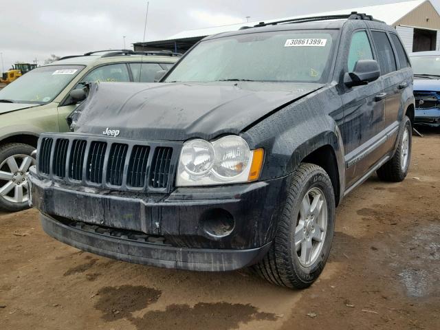 1J8GR48K07C639630 - 2007 JEEP GRAND CHER BLACK photo 2