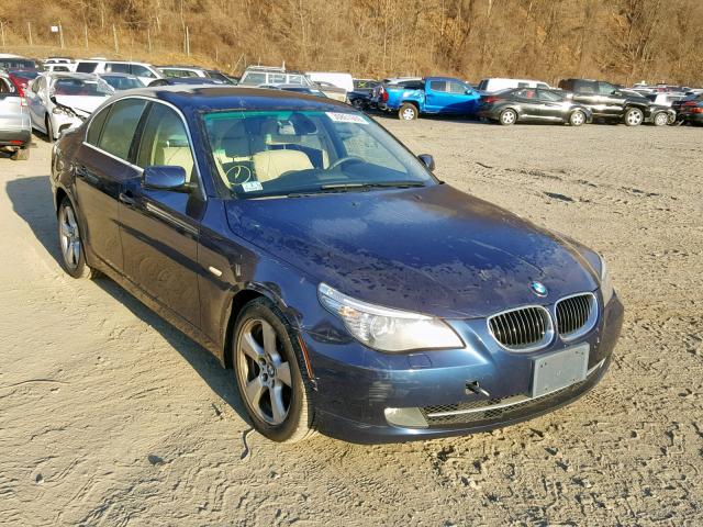 WBANV93538CZ66465 - 2008 BMW 535 XI BLUE photo 1