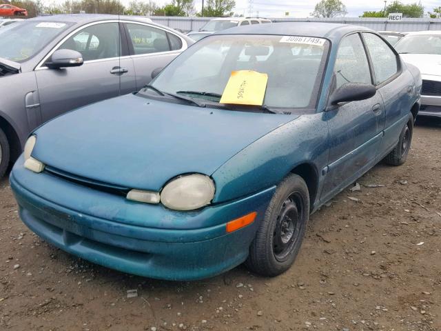 1B3ES47C1SD115114 - 1995 DODGE NEON HIGHL GREEN photo 2