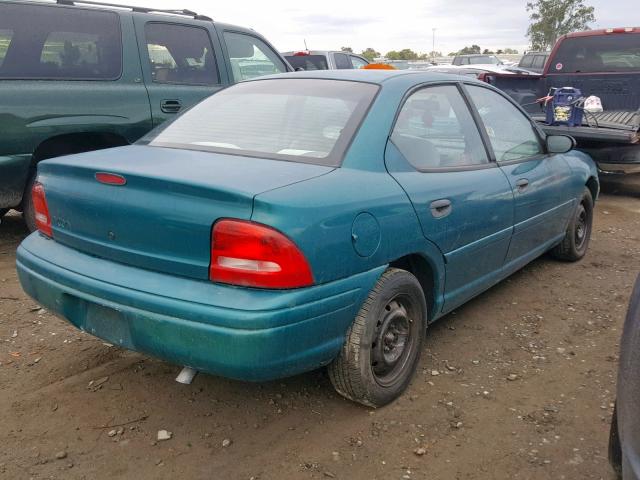 1B3ES47C1SD115114 - 1995 DODGE NEON HIGHL GREEN photo 4