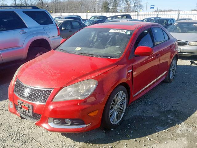 JS2RE9A60C6100364 - 2012 SUZUKI KIZASHI SP RED photo 2