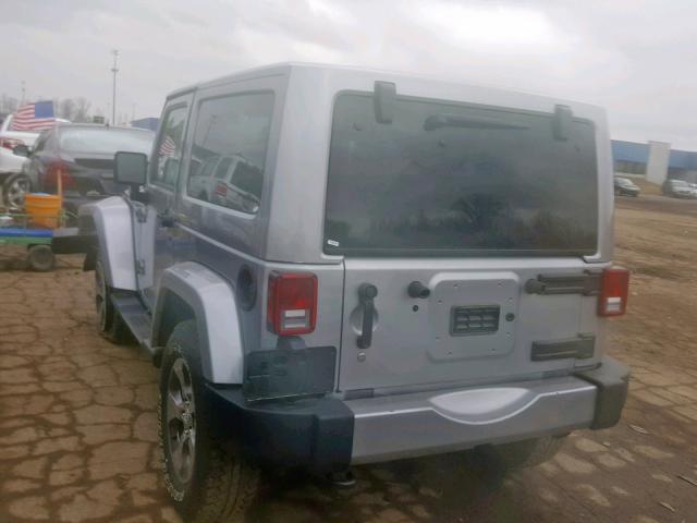 1C4GJWBGXJL922848 - 2018 JEEP WRANGLER S SILVER photo 3