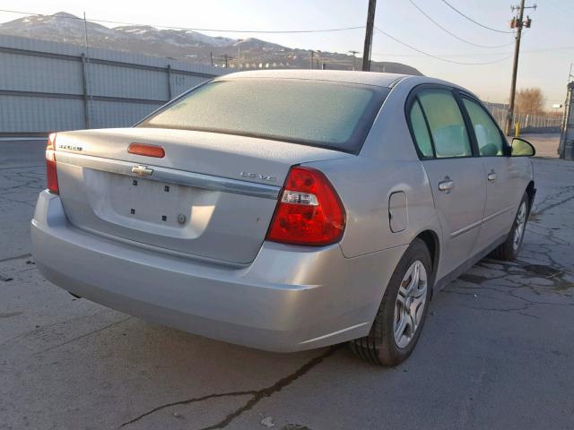 1G1ZS53846F271819 - 2006 CHEVROLET MALIBU LS SILVER photo 4