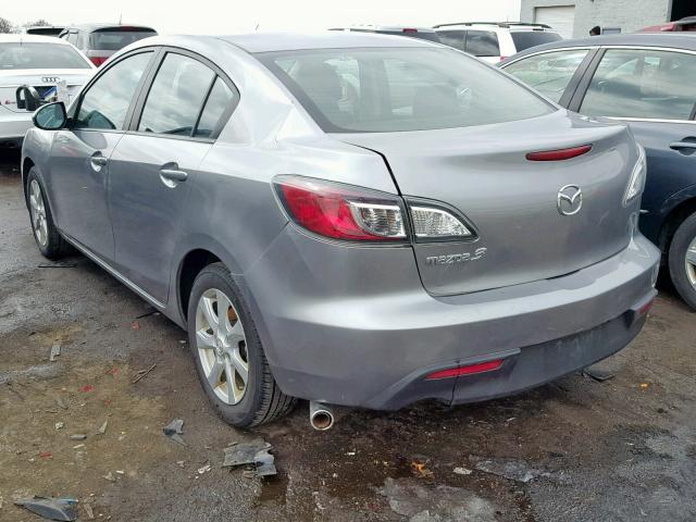 JM1BL1SF7A1331824 - 2010 MAZDA 3 I SILVER photo 3