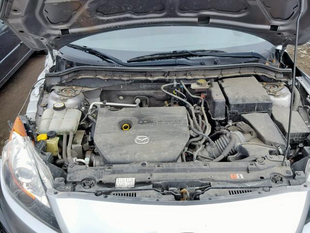 JM1BL1SF7A1331824 - 2010 MAZDA 3 I SILVER photo 7