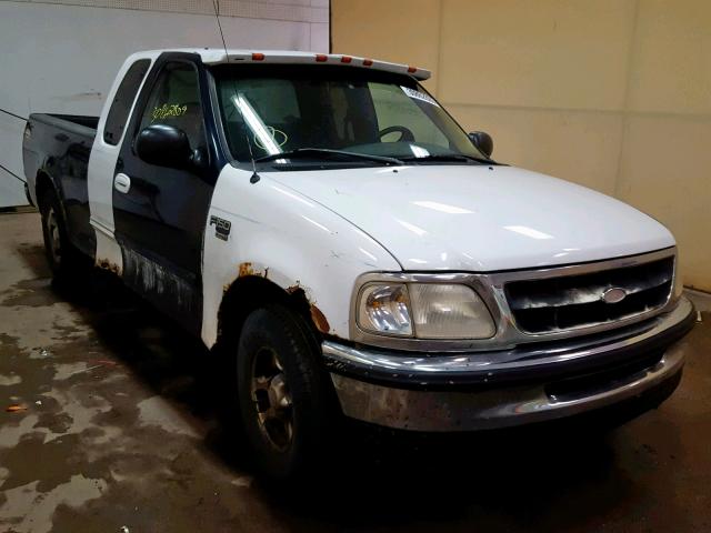 2FTZX1764WCB18699 - 1998 FORD F150 BLUE photo 1