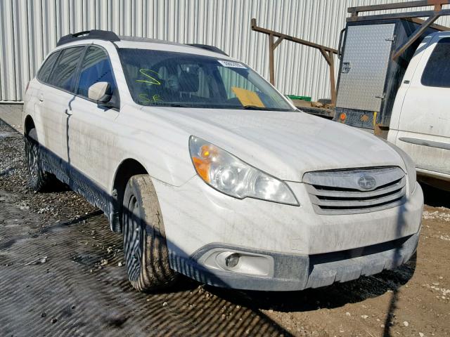 4S4BRJKC6B2354331 - 2011 SUBARU OUTBACK 3. WHITE photo 1