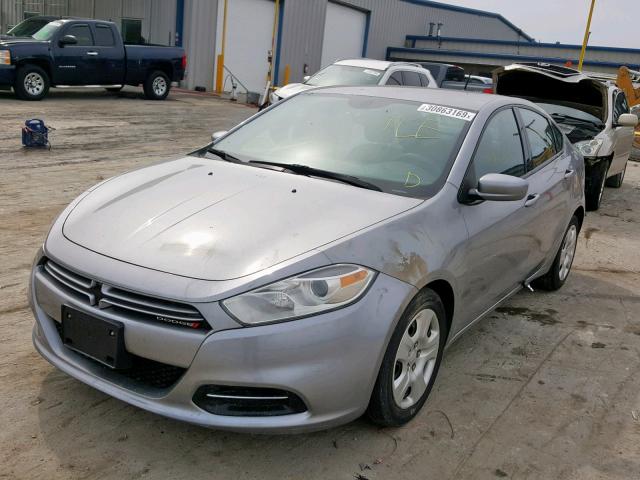 1C3CDFAA1ED860215 - 2014 DODGE DART SE WHITE photo 2