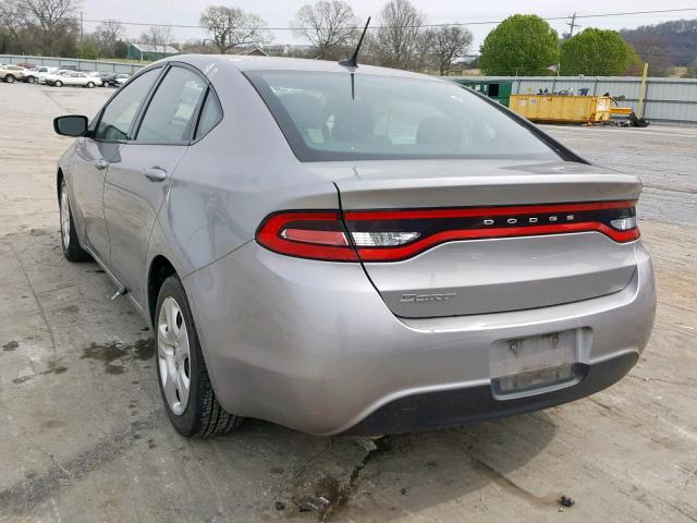 1C3CDFAA1ED860215 - 2014 DODGE DART SE WHITE photo 3