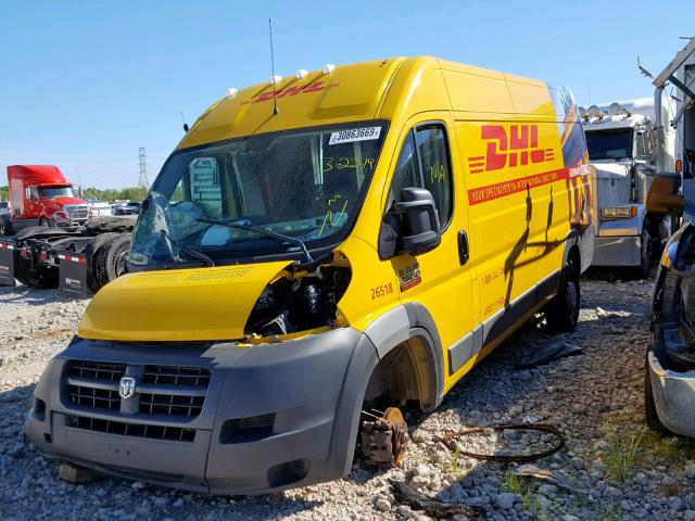 3C6URVJG6GE108065 - 2016 RAM PROMASTER 黄色 照片 2