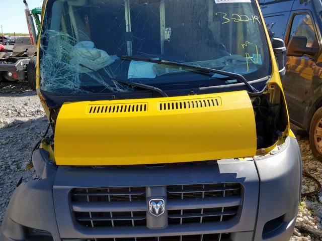 3C6URVJG6GE108065 - 2016 RAM PROMASTER 黄色 照片 7