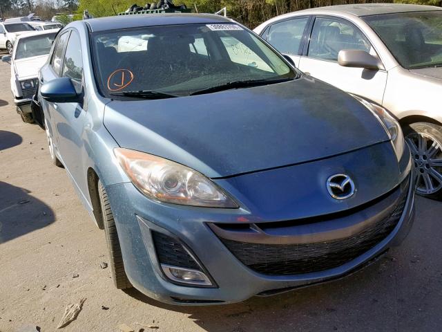 JM1BL1K57B1418762 - 2011 MAZDA 3 S BLUE photo 1