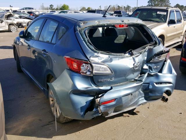 JM1BL1K57B1418762 - 2011 MAZDA 3 S BLUE photo 3