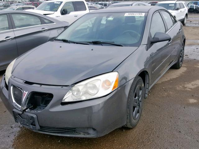 1G2ZF58B174102648 - 2007 PONTIAC G6 VALUE L GRAY photo 2