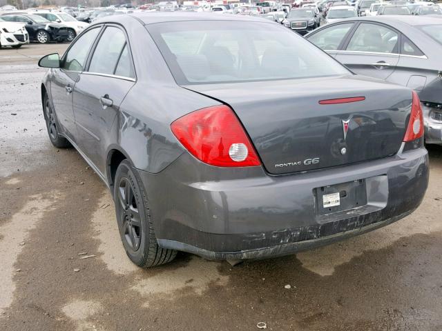 1G2ZF58B174102648 - 2007 PONTIAC G6 VALUE L GRAY photo 3