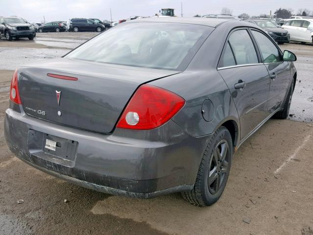 1G2ZF58B174102648 - 2007 PONTIAC G6 VALUE L GRAY photo 4