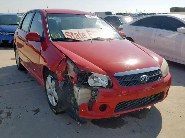 KNAFE161885016847 - 2008 KIA SPECTRA5 5 RED photo 1