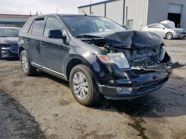 2FMDK38C88BA18439 - 2008 FORD EDGE SEL BLACK photo 1