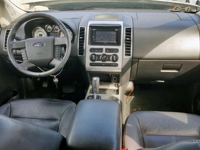 2FMDK38C88BA18439 - 2008 FORD EDGE SEL BLACK photo 9