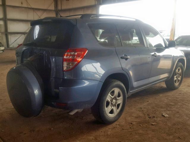 2T3ZF33V39W010822 - 2009 TOYOTA RAV4 BLUE photo 4