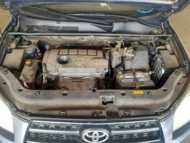 2T3ZF33V39W010822 - 2009 TOYOTA RAV4 BLUE photo 7