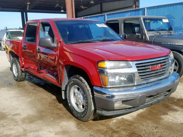 1GTCS136558226055 - 2005 GMC CANYON RED photo 1