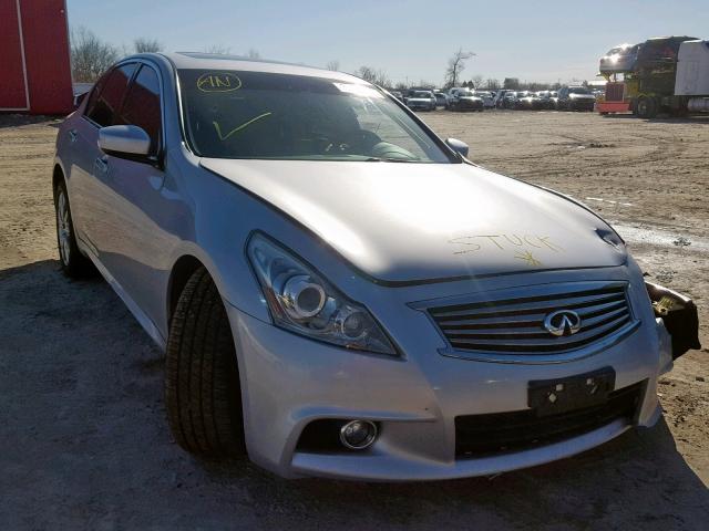 JN1CV6AR5BM409043 - 2011 INFINITI G37 SILVER photo 1