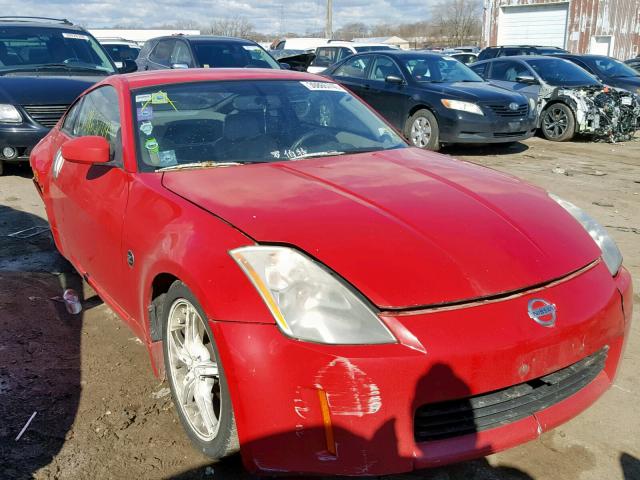 JN1AZ34D63T119458 - 2003 NISSAN 350Z COUPE RED photo 1