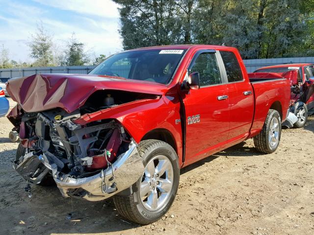 1C6RR6GT3DS545787 - 2013 RAM 1500 SLT RED photo 2