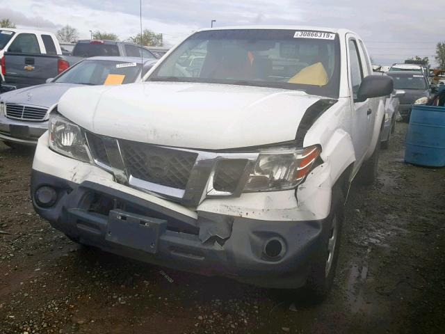 1N6BD0CT7EN769248 - 2014 NISSAN FRONTIER S WHITE photo 2