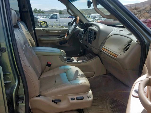 5LMFU28R01LJ30768 - 2001 LINCOLN NAVIGATOR Yaşıl foto 5