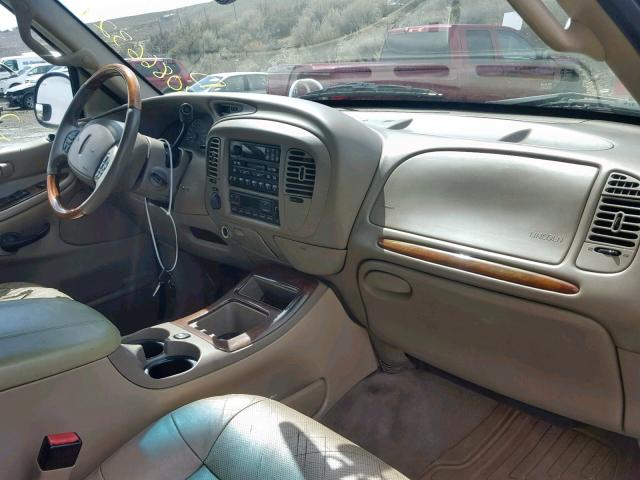 5LMFU28R01LJ30768 - 2001 LINCOLN NAVIGATOR Yaşıl foto 9