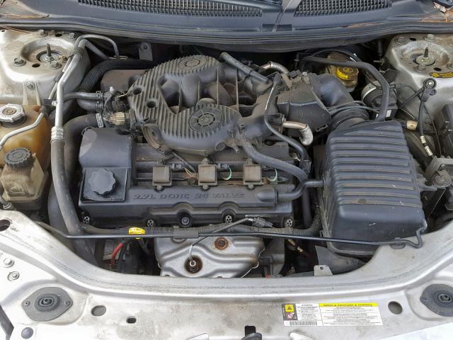 1C3EL75R15N535480 - 2005 CHRYSLER SEBRING GT SILVER photo 7