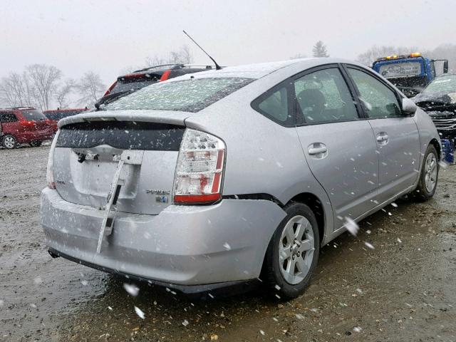 JTDKB20U867071092 - 2006 TOYOTA PRIUS GRAY photo 4