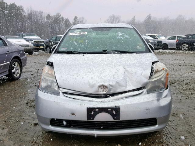 JTDKB20U867071092 - 2006 TOYOTA PRIUS GRAY photo 9