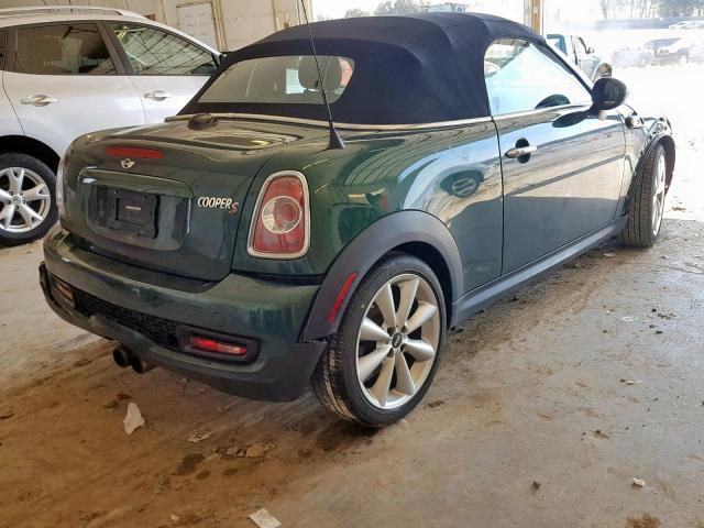 WMWSY3C50ET566432 - 2014 MINI COOPER ROA GREEN photo 4