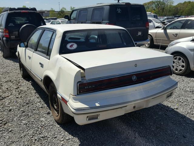 1G4NC54N1LM049961 - 1990 BUICK SKYLARK CU WHITE photo 3