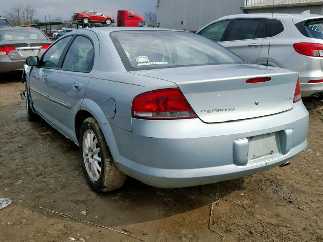 1C3EL56U81N731658 - 2001 CHRYSLER SEBRING LX SILVER photo 3