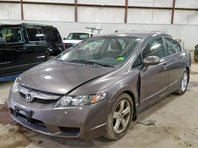 19XFA1F69BE013591 - 2011 HONDA CIVIC LX-S GRAY photo 2