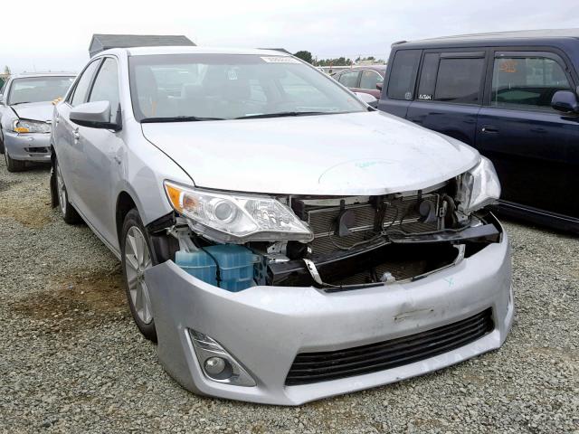 4T1BD1FK4EU101971 - 2014 TOYOTA CAMRY HYBR SILVER photo 1