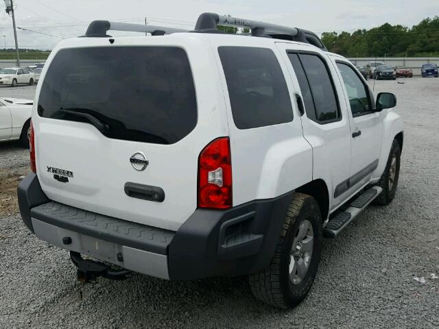 5N1AN0NUXBC525002 - 2011 NISSAN XTERRA 4.0 WHITE photo 4